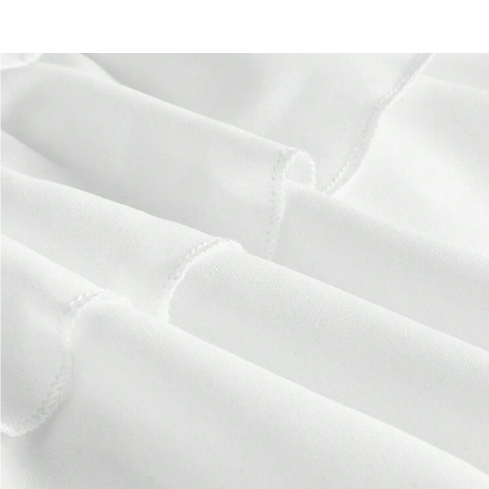 Boho White Ruffle Halter Top Blouse Shirt - Picture 5 of 5